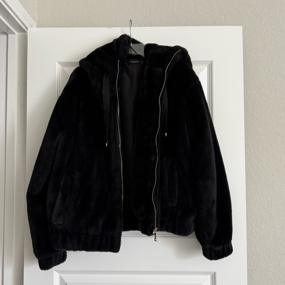 Zara Velvet Bomber Jacket